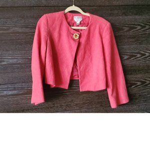 Talbots Collection Spring Blazer in Coral